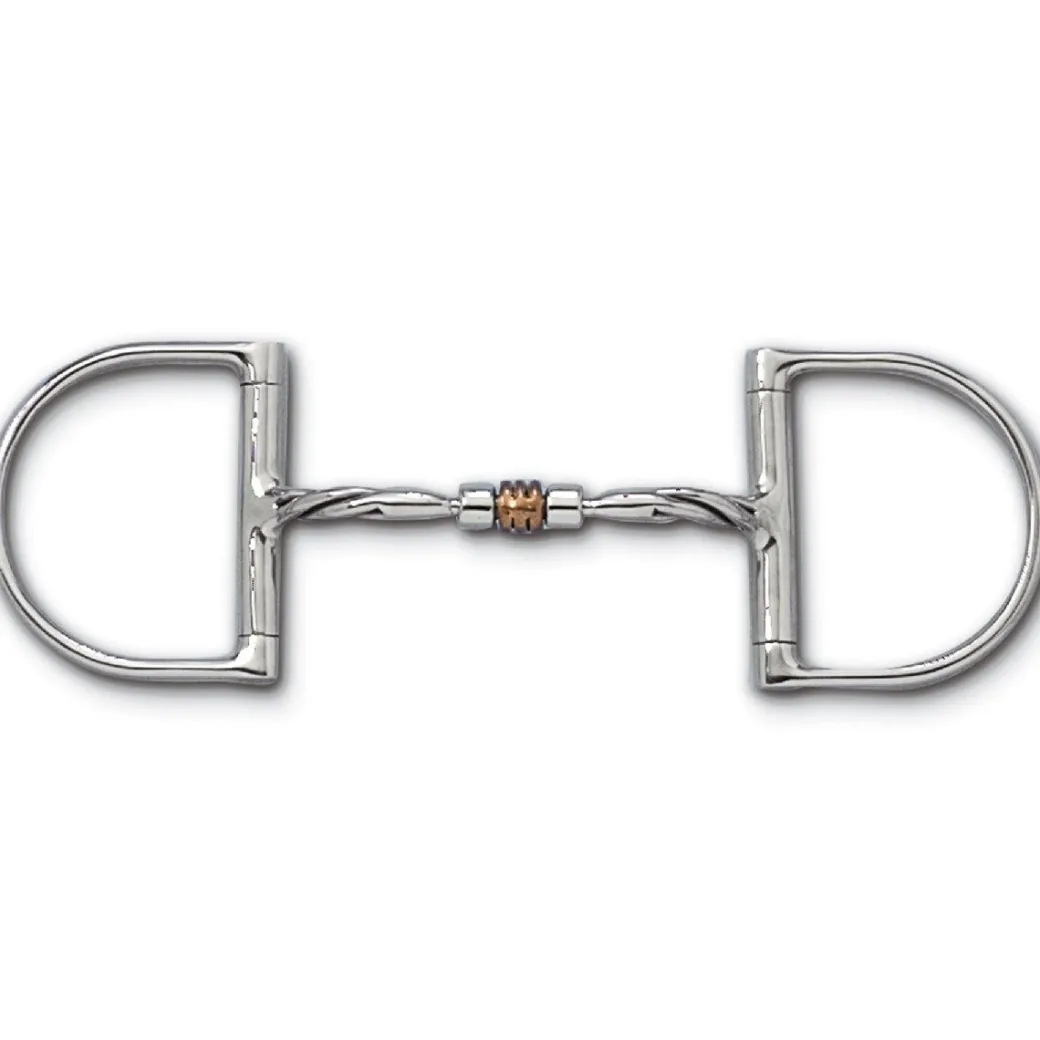 Myler Twisted Copper Roller Comfort Snaffle Dee - MB 03T - Level 1