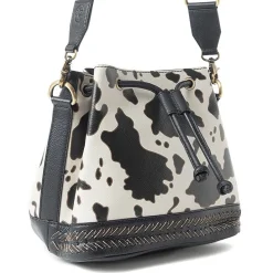 Myra Ranch Holstein Heritage Bucket Bag