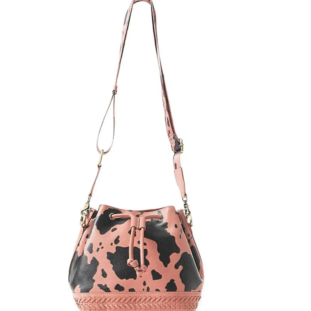 Myra Ranch Holstein Heritage Bucket Bag