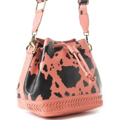 Myra Ranch Holstein Heritage Bucket Bag