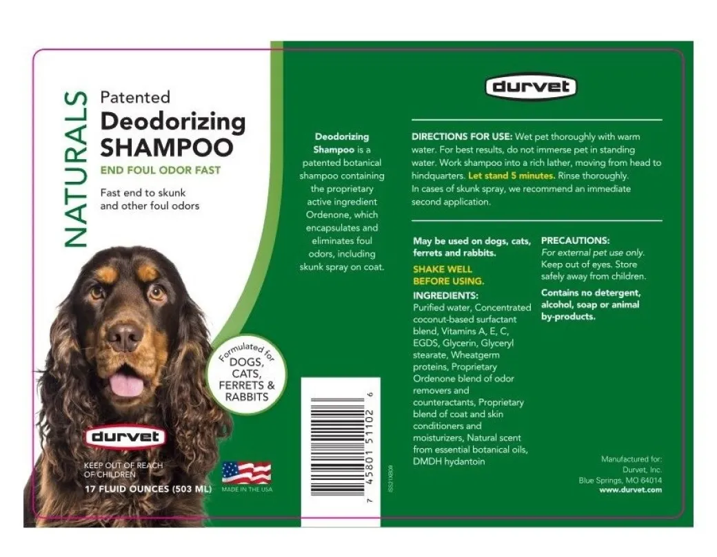 Naturals Deodorizing Pet Shampoo