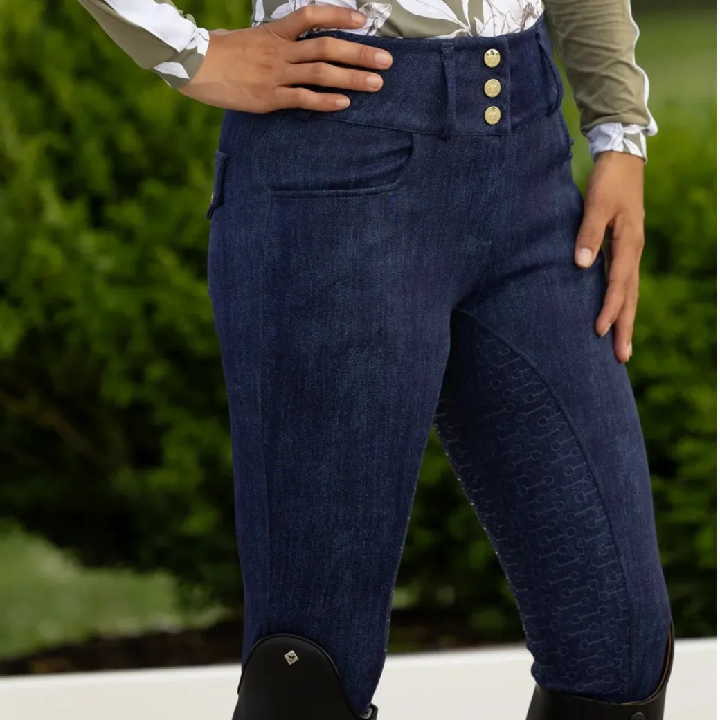 Novella Perfection Faux Jean Full Seat Breeches