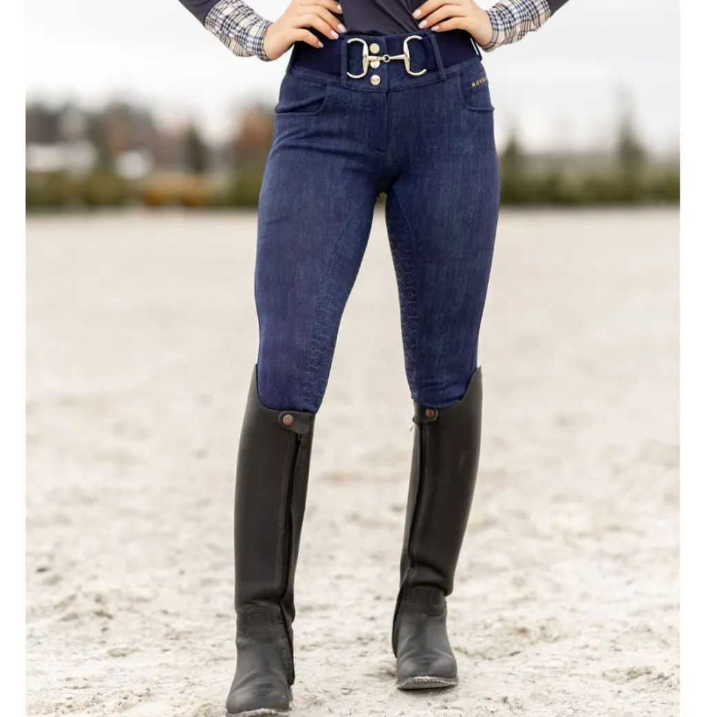 Novella Perfection Faux Jean Full Seat Breeches
