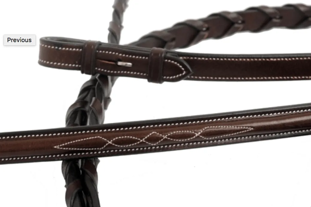 Nunn Finer Venice Fancy Stitch Pony Bridle