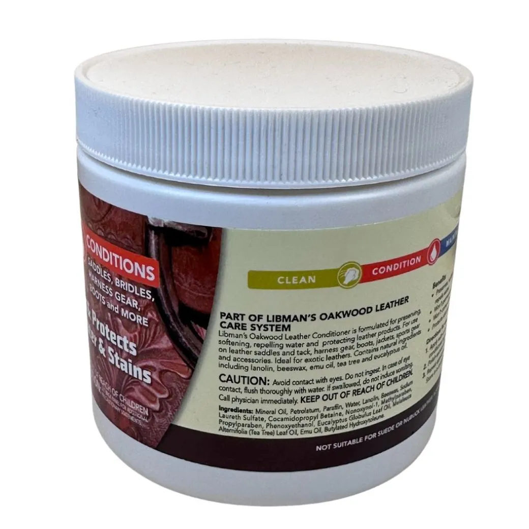 Oakwood Leather Conditioner Jar