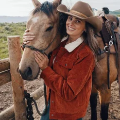 Outback Georgia Corduroy Jacket | Rust