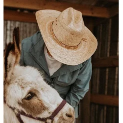 Outback Lone Star Palm Straw Hat