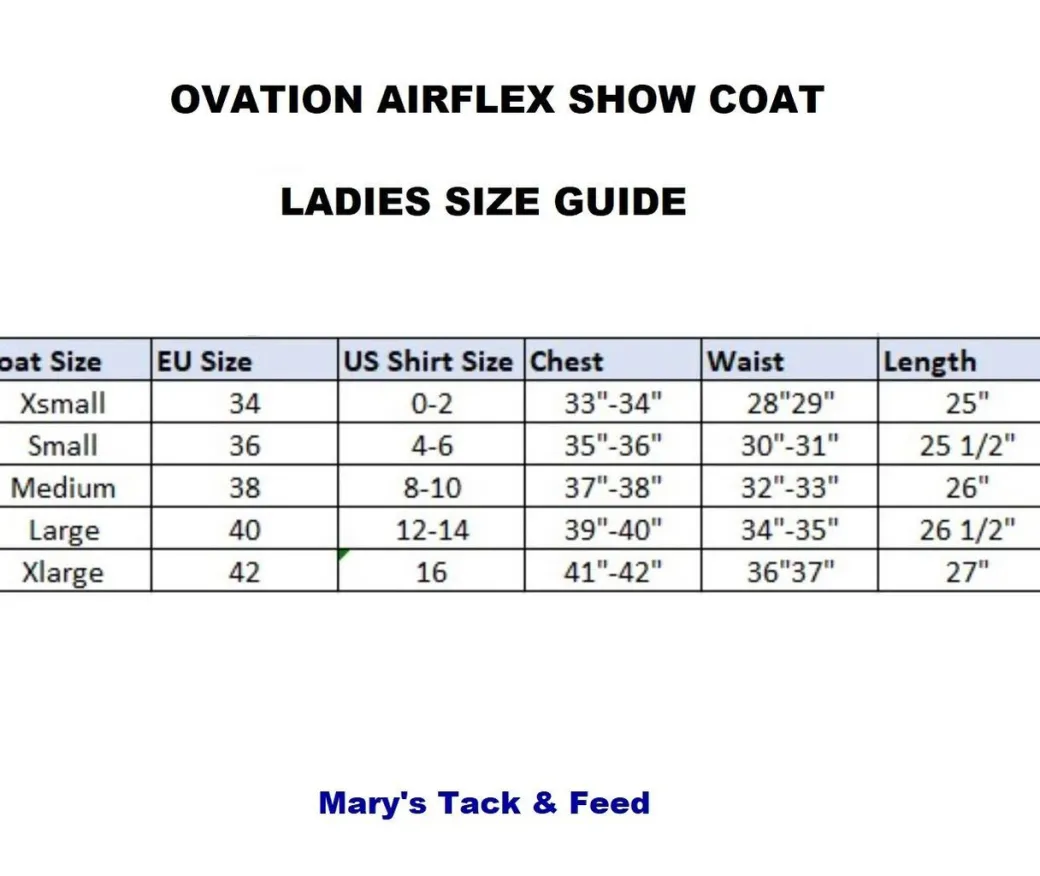 Ovation AirFlex Show Coat