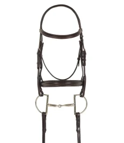 Ovation Draft Cross Plain Raised Padded Bridle