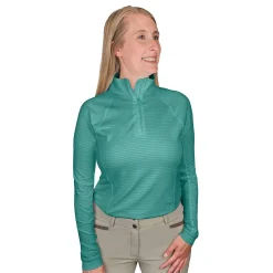 Ovation 1/4 Zip Textured LS Sun Shirt