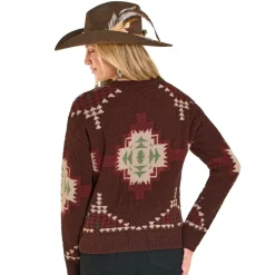 Panhandle Bouclé Aztec Sweater