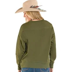 Panhandle Embossed Boot Stitch Sweatshirt