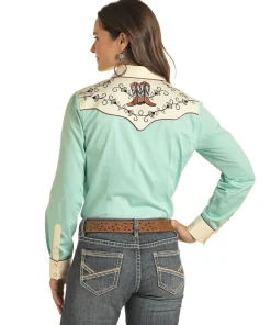 Panhandle Retro Boots Snap Shirt
