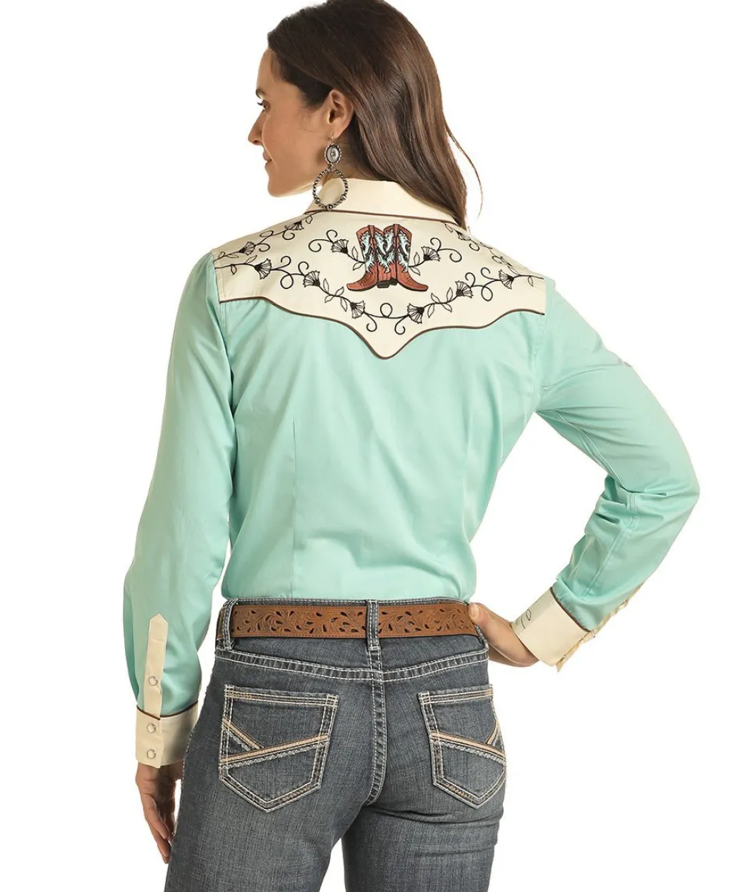 Panhandle Retro Boots Snap Shirt