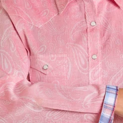 Panhandle Rose Paisley LS Snap Shirt