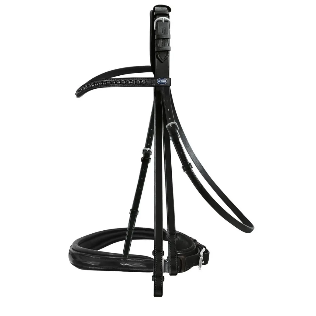 Passier H. Schmidt Black Luxury Double Bridle