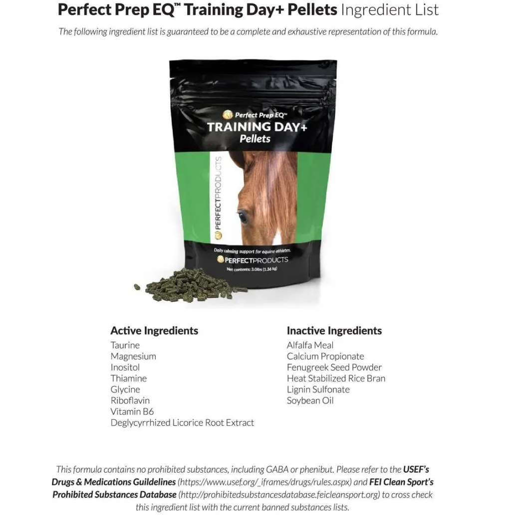 Perfect Prep EQ Training Day+ Calming Pellets