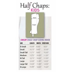 Perri's Kids Professional Half Chaps