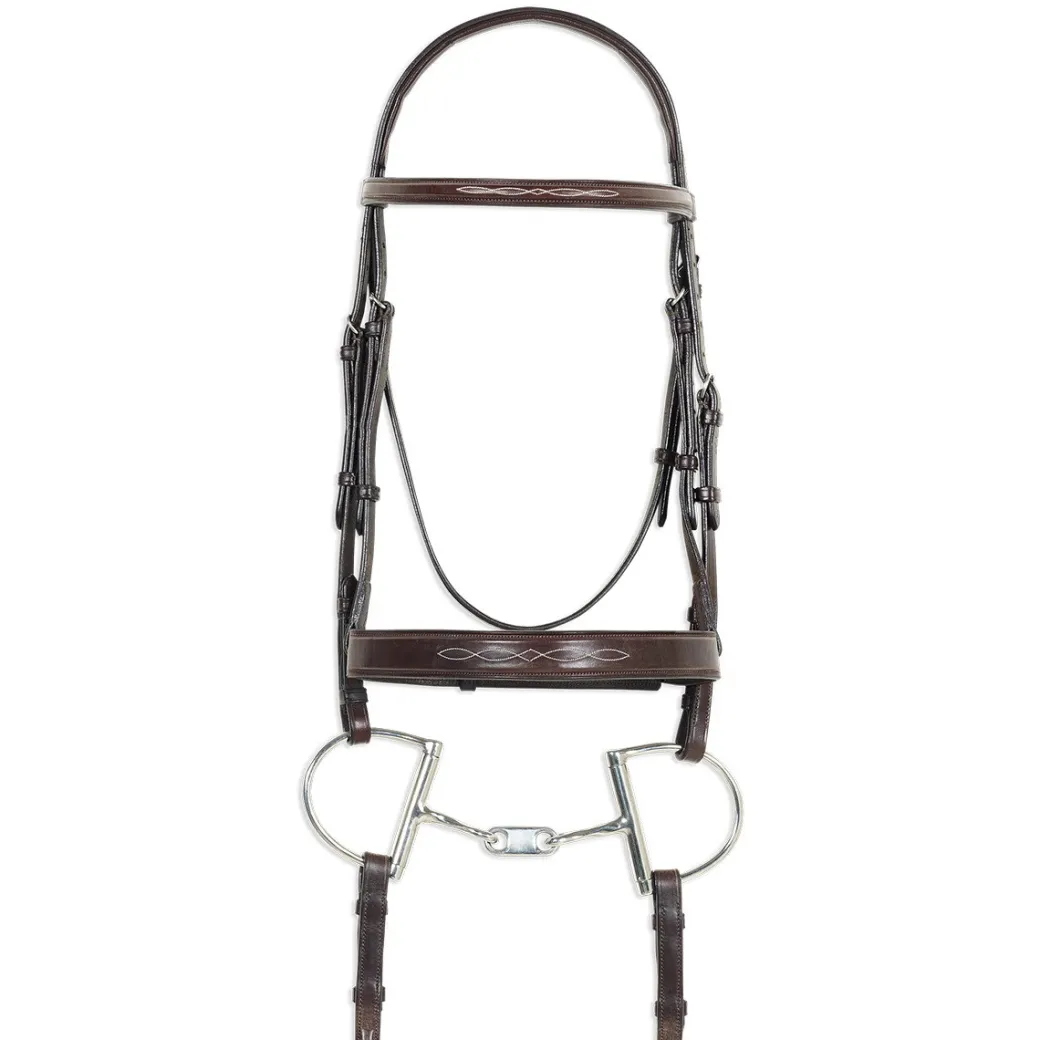 Pessoa PRO Fancy Stitched Wide Bridle