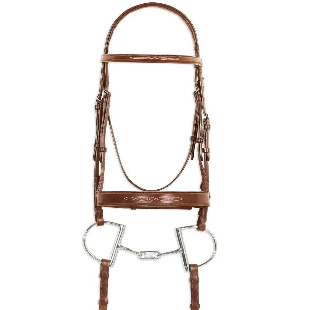 Pessoa PRO Fancy Stitched Wide Bridle