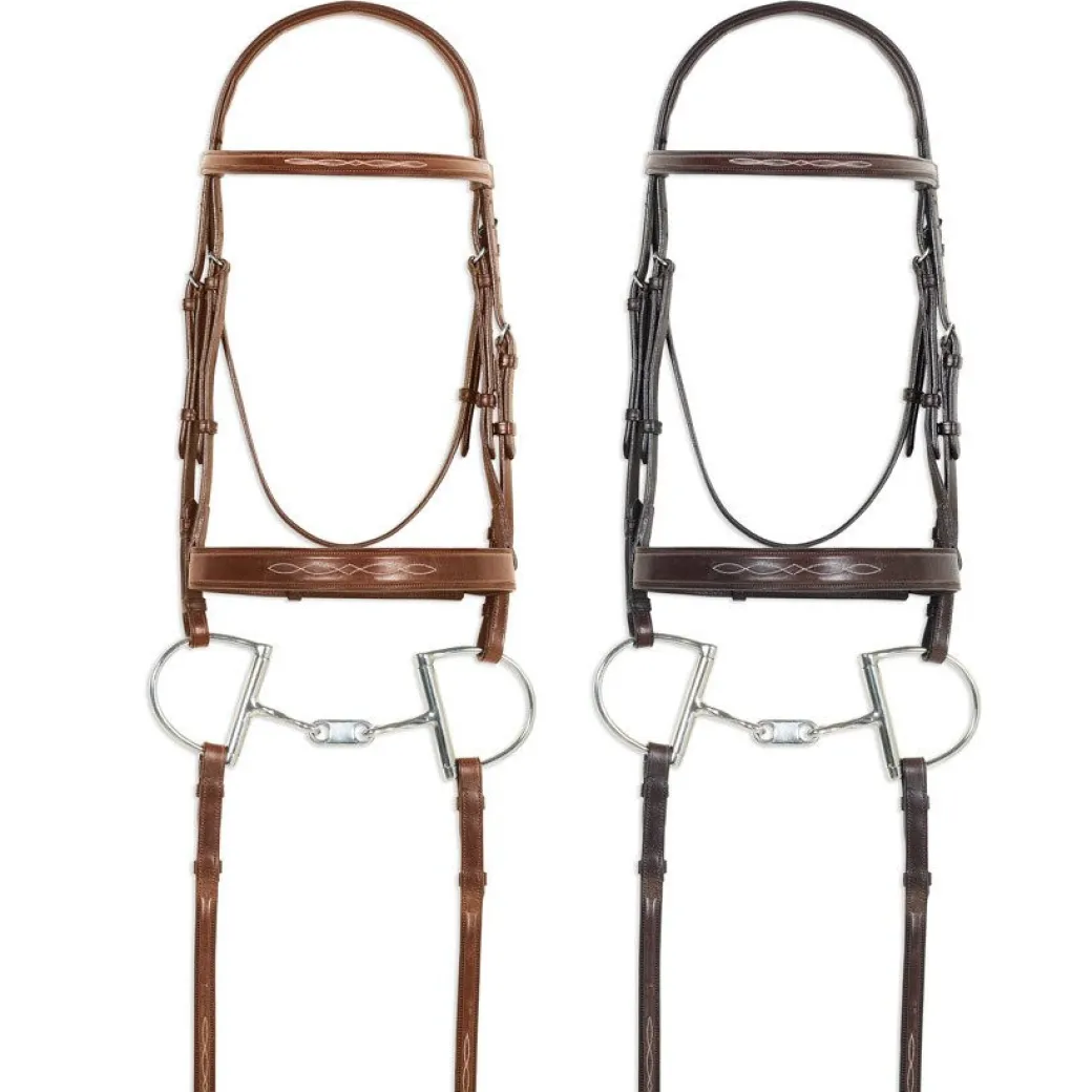 Pessoa PRO Fancy Stitched Wide Bridle