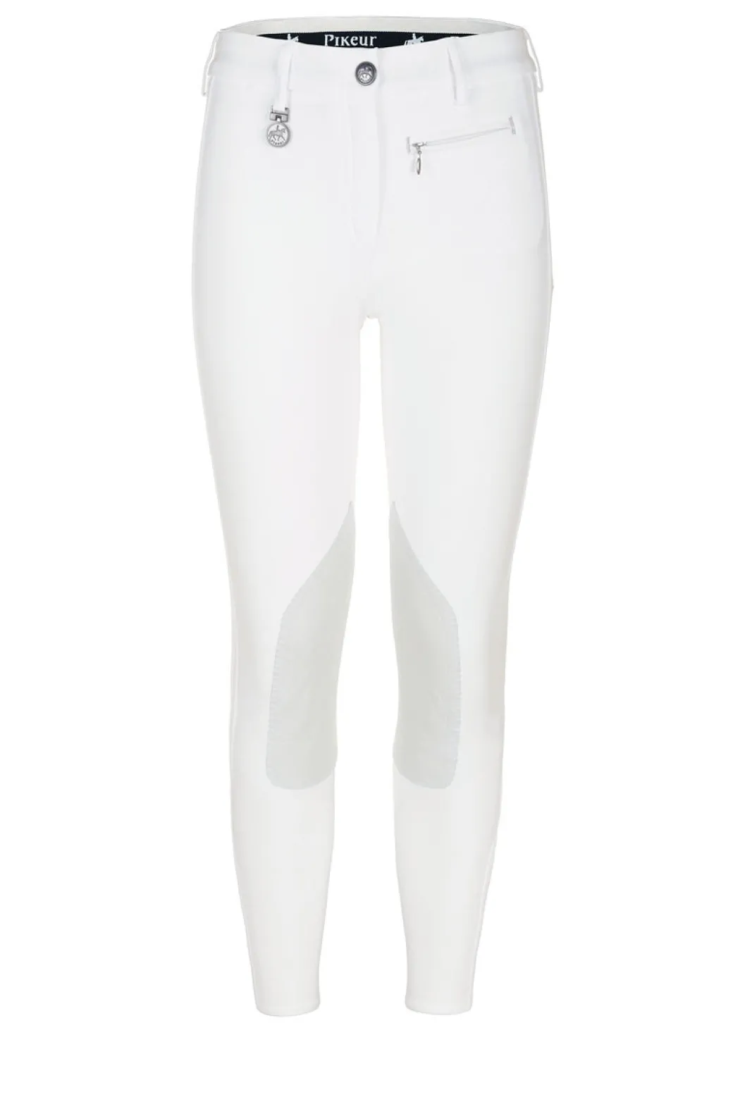 Pikeur Prisca Knee Patch Breeches in White