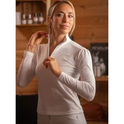 Pénélope Bruges Perforated LS Show Polo