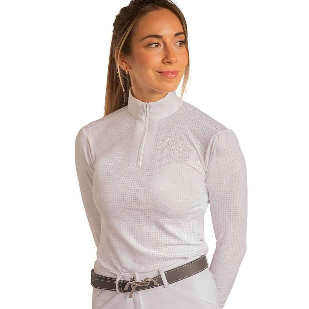 Pénélope Bruges Perforated LS Show Polo