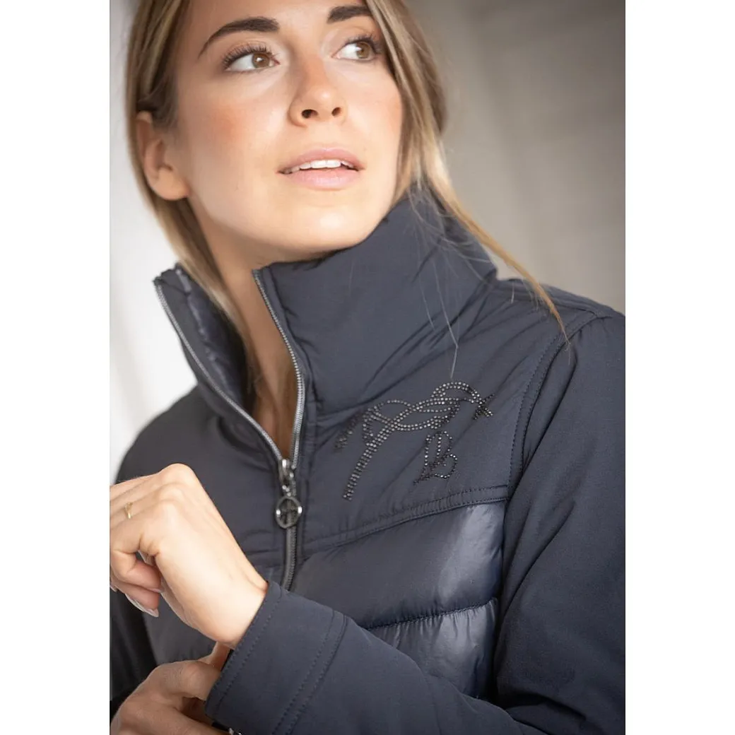 Pénélope Edelweiss Navy Quilted Jacket