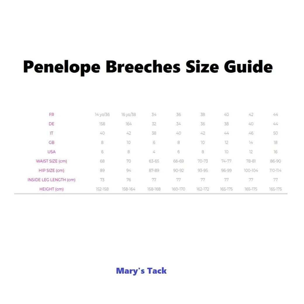 Pénélope New Point Sellier KP Breeches