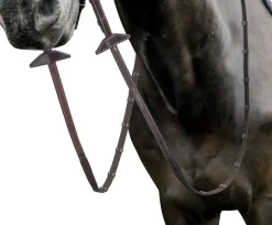 Prestige Fancy Stitch Web Reins with Stops