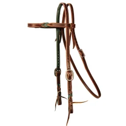 Professional's Choice Emerald Twist Brow Headstall