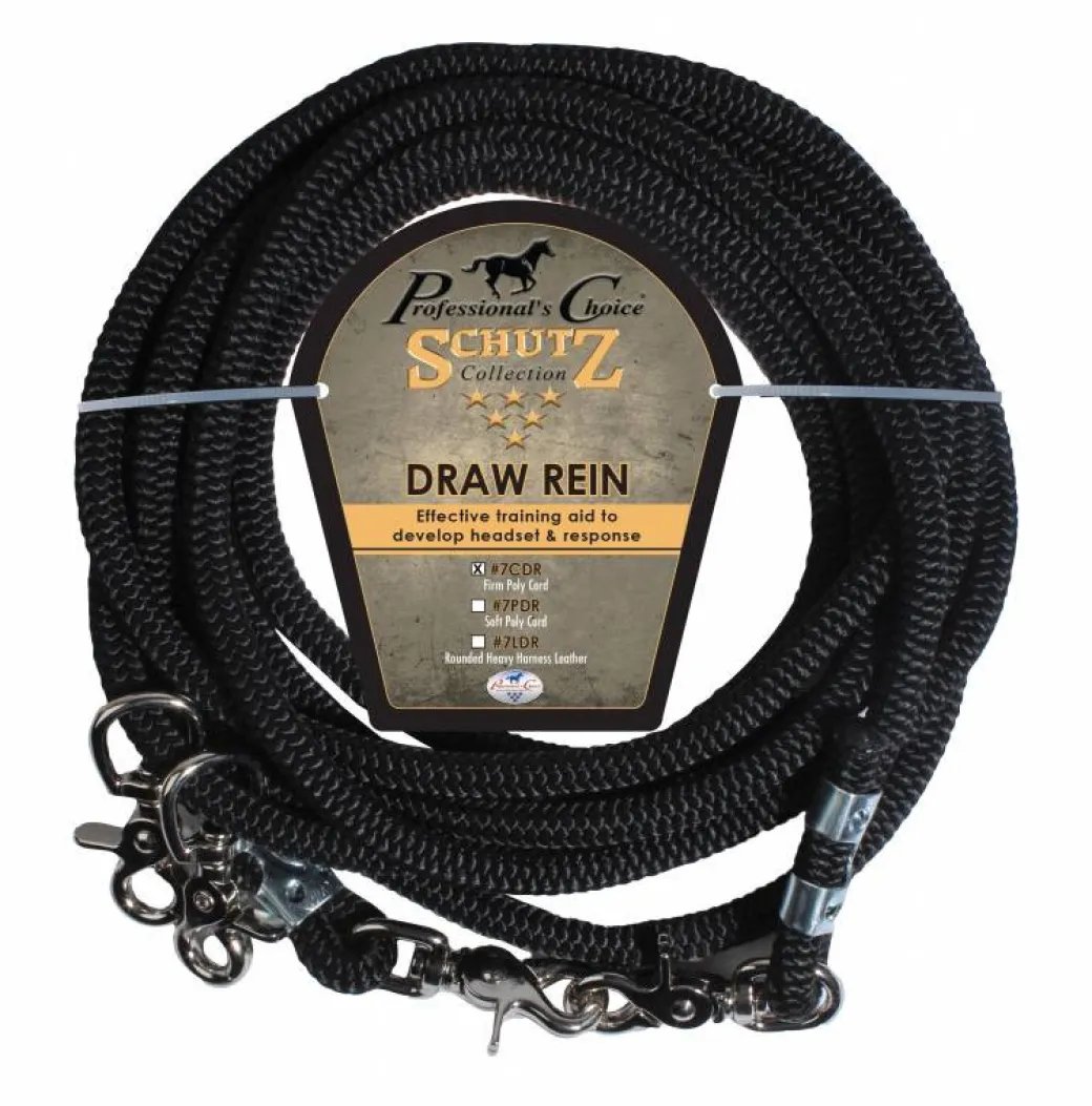 Professional's Choice Schutz Cord Rope Draw Reins