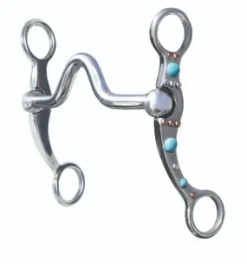 Professional's Choice Turquoise Dot Shank Medium Port