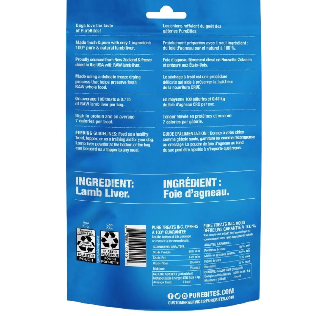 PureBites Raw Freeze Dried Lamb Treats