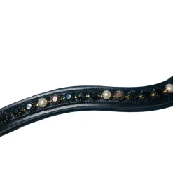 Red Barn Cobalt & Copper Curved Browband