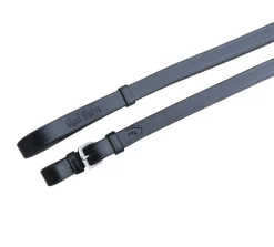 Red Barn Curb Reins with Snick