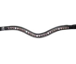 Red Barn Rose Pearl Curved Browband