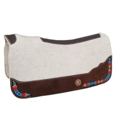 Reinsman Apex Bead Inlay Square Wool Pad