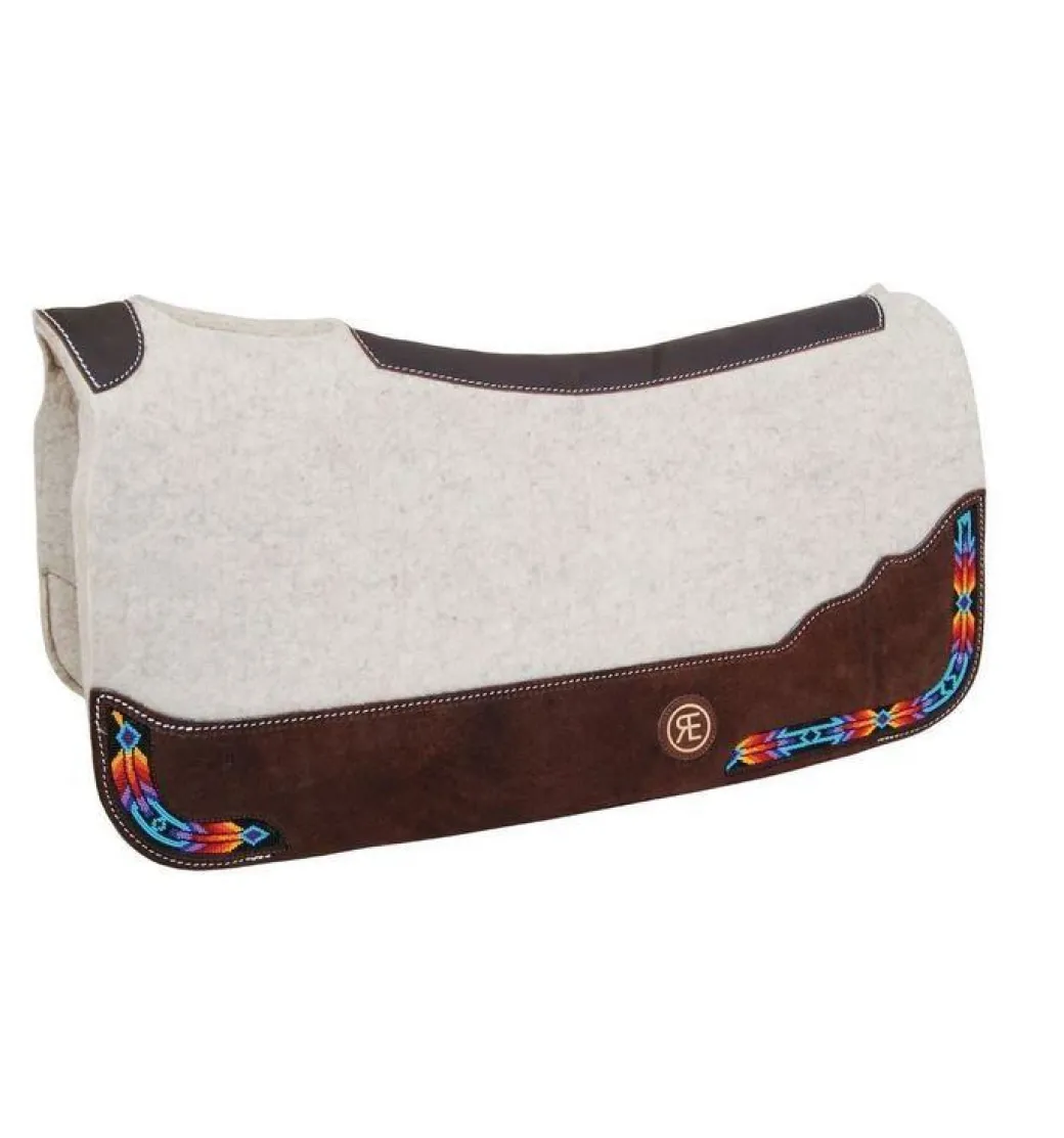 Reinsman Apex Bead Inlay Square Wool Pad