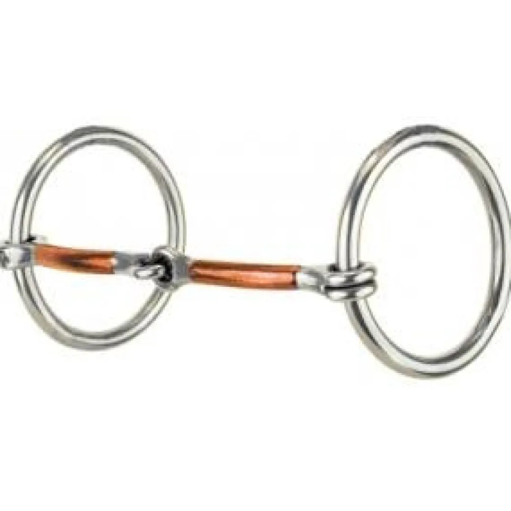 Reinsman Heavy Ring Copper Snaffle