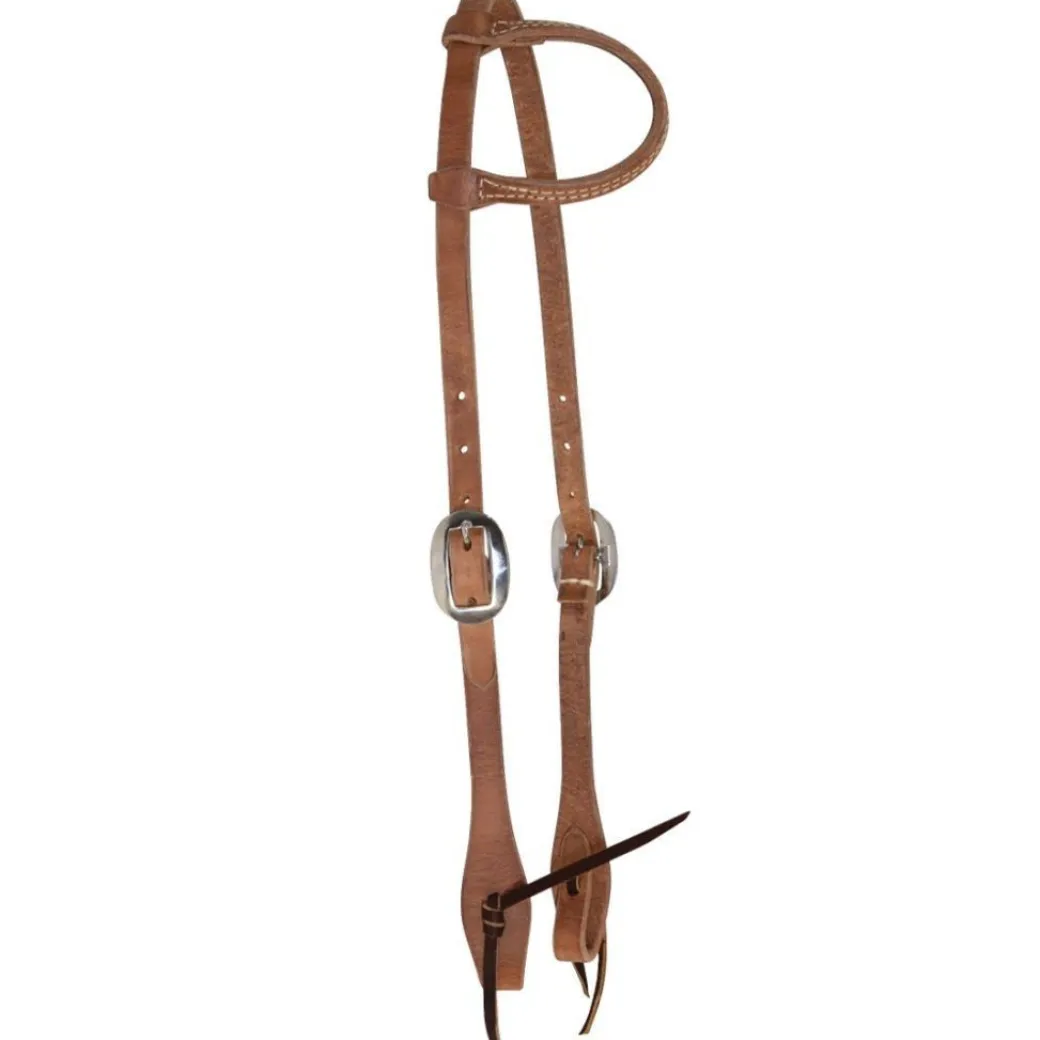 Reinsman Hermann Oak Harness Slide Ear Headstall