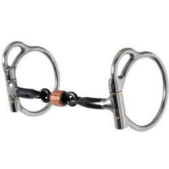 Reinsman 3 Piece Copper Roller Snaffle Dee