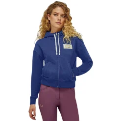 Rider's Gene Cropped Royal Blue Hoodie