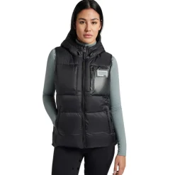Rider's Gene Hooded Puffer Vest | Black