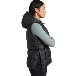 Rider's Gene Hooded Puffer Vest | Black