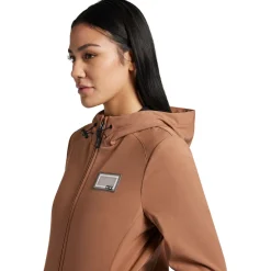 Rider's Gene Hooded Softshell Jacket | Brown