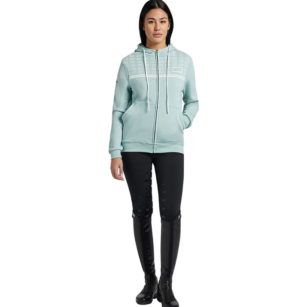 Rider's Gene Mini Logo Cotton Zip Hoodie