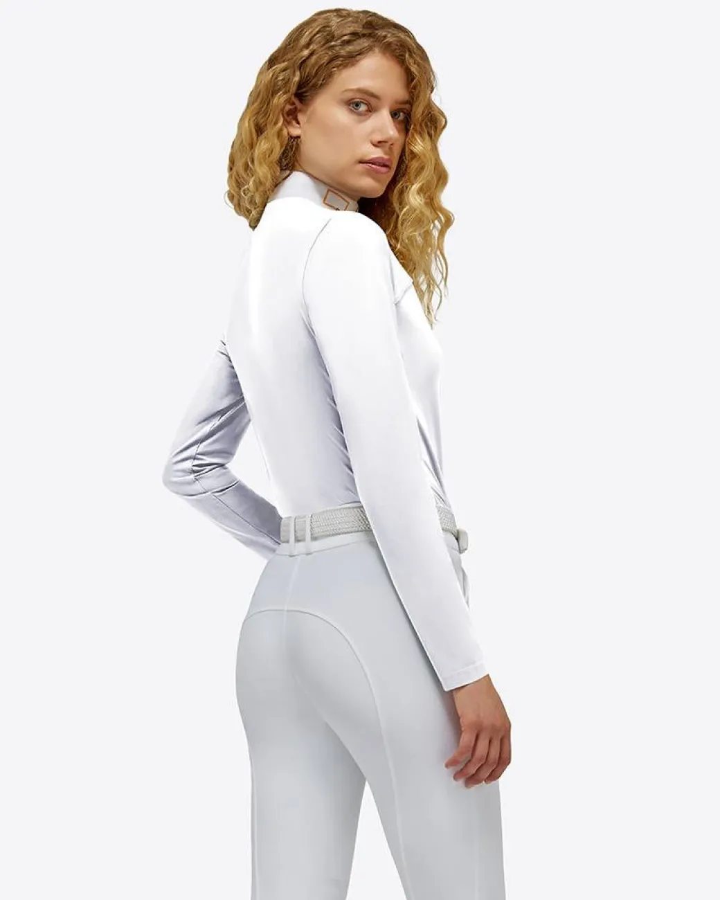 Rider's Gene Zip Long Sleeve Competition Polo