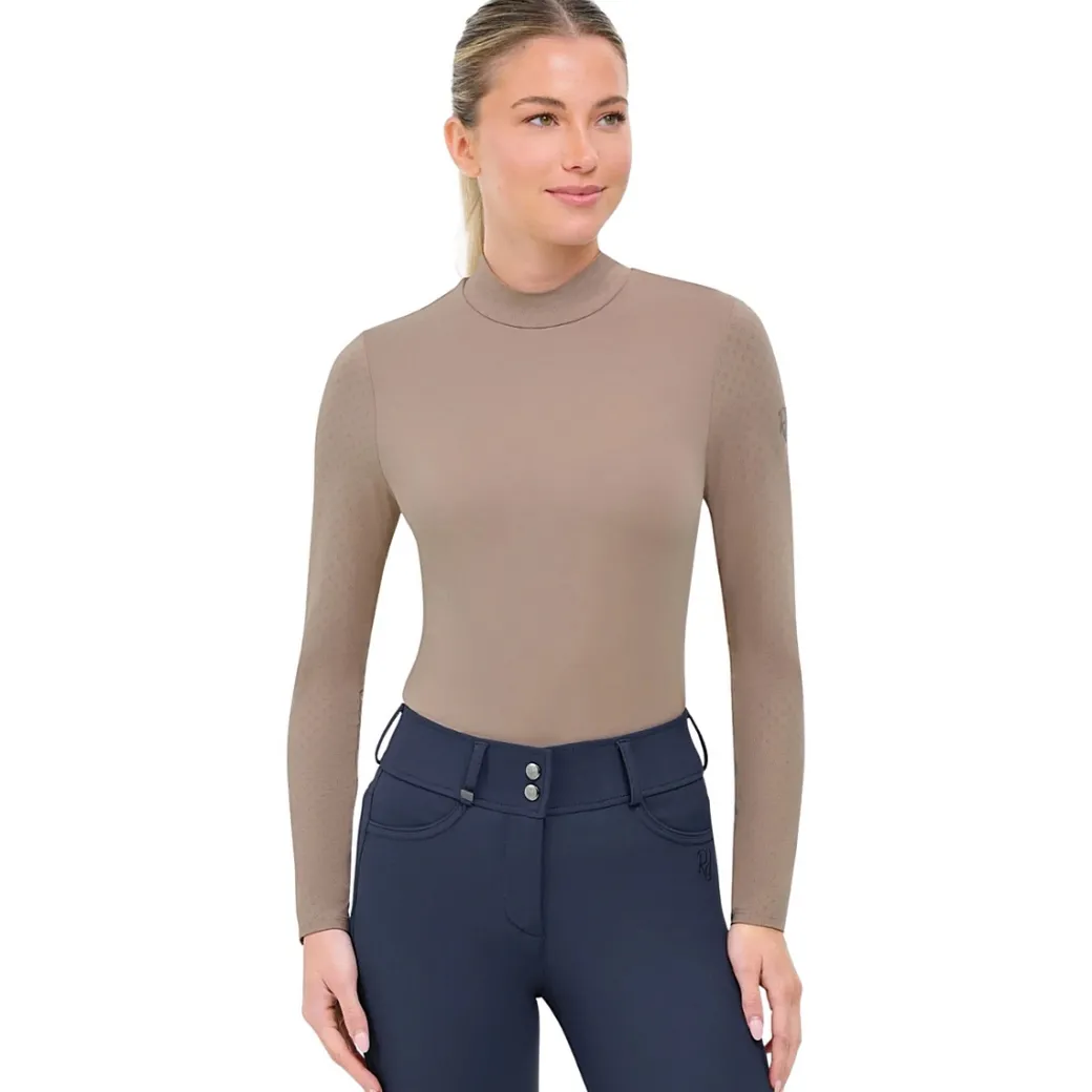 RJ Classics Jemma Mock Neck LS Shirt